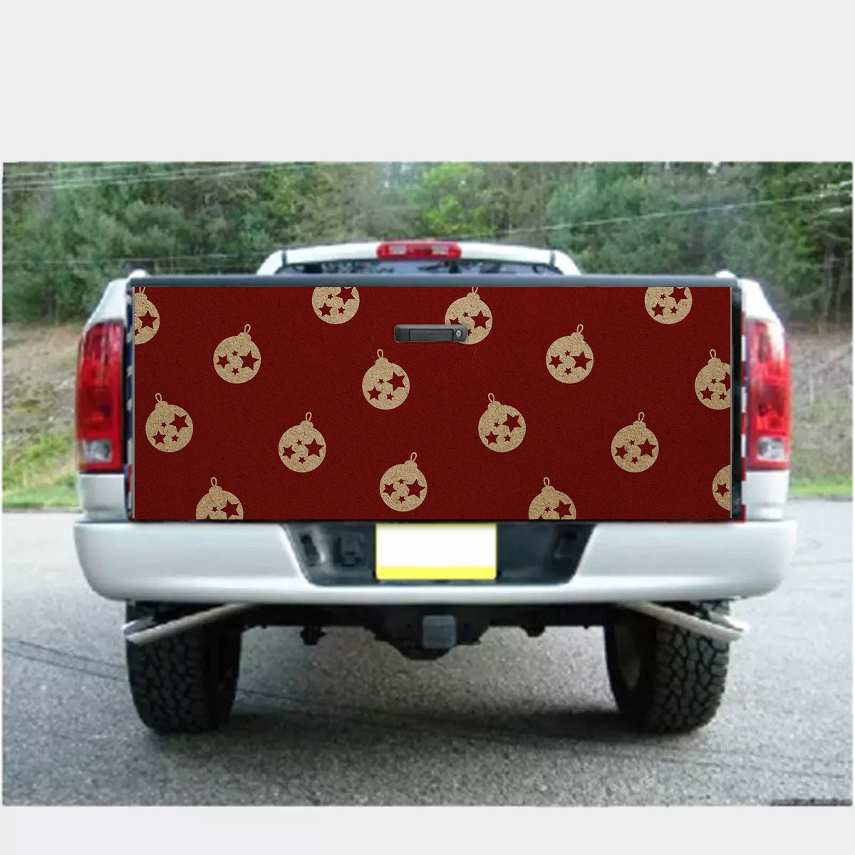 Christmas Balls, Christmas Tree Baubles Truck Bed Decal