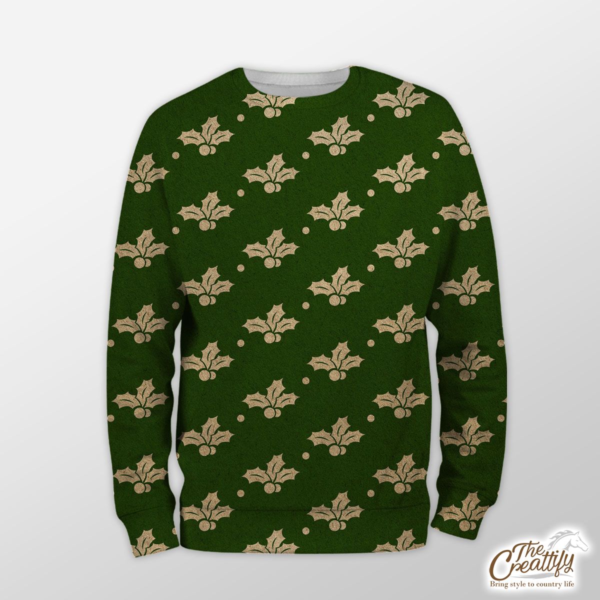 Oak Leaf Holly, Holly Leaf Sweatshirt